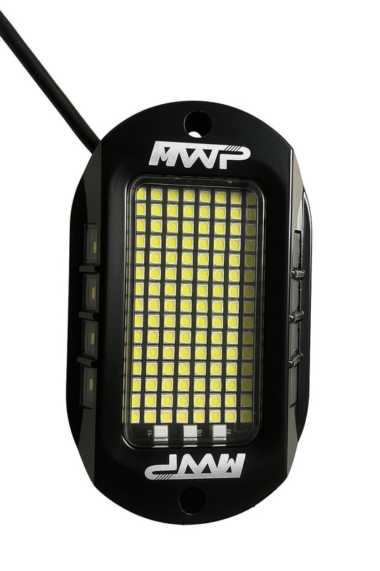 MWP PURE WHITE 144 LED PLUG & PLAY ROCK LIGHT KIT